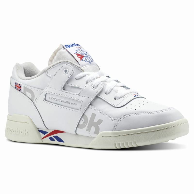 Tenisi Reebok Workout Plus Mu Barbati Albi Romania JU5187OC